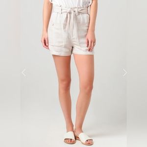 NWT Joie Lindsi Linen/Lyocell shorts size large